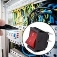thumbnail image 4 of Red Light Illuminated 4 Pin Dpst On/off Snap In Rocker Switch 16a 20a 250v Ac, 4 of 5