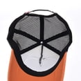 thumbnail image 4 of WITHMOONS Vintage Baseball Cap Meshed Distressed Trucker Hat NC1715 (Orange), 4 of 4