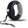 thumbnail image 1 of Correa retráctil para perros con luz LED, correa para caminar para perros de 10 pies, cuerda de tracción de nailon con mango antideslizante para perros pequeños y medianos de hasta 44 lb, 360 enr, 1 of 4