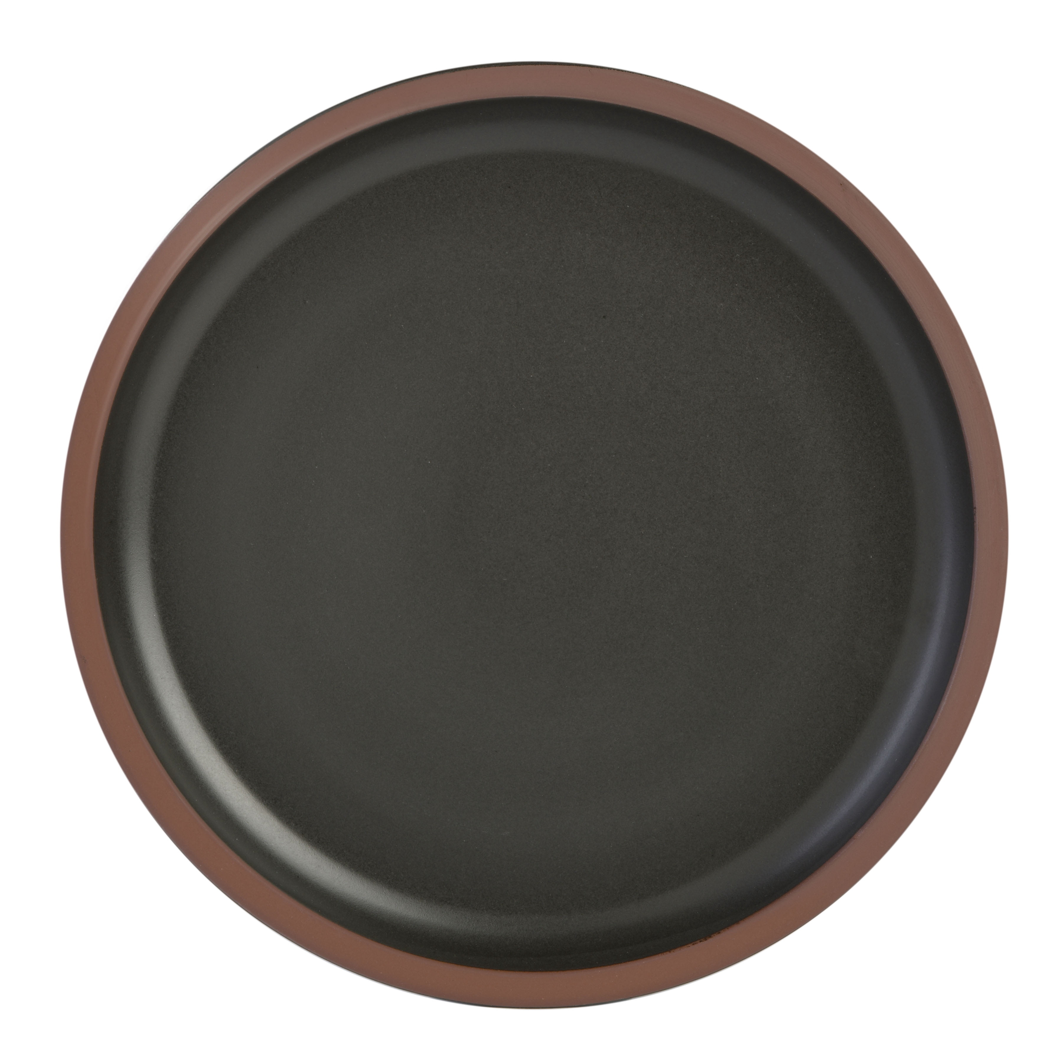 Gibson Soho Lounge Lagos 16 Piece Double Bowl Dinnerware Set, Black