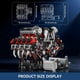 thumbnail image 3 of Set de construcción Mould King, maqueta de motor V8 con motor, 3 of 7