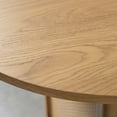 thumbnail image 6 of Dovelina 67" Oval Dining Table Mid-Century Modern Wood Kitchen Table for 6 People, Natural Wood, 6 of 9
