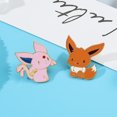 thumbnail image 5 of Pin de esmalte de Pokémon de Anime, broche de insignia de Metal, broche de solapa de ropa, accesorios de joyería, figura de dibujos animados, Espeon Flareon Eevee, mochila, 5 of 5