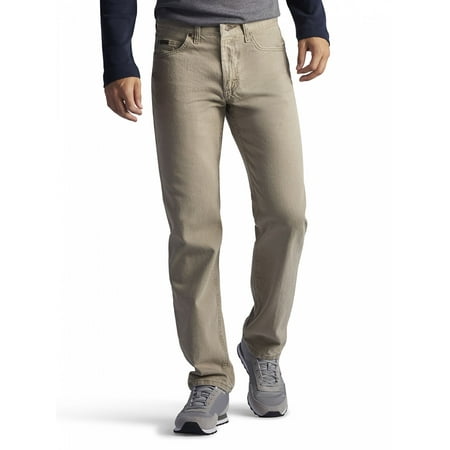Lee Men's Regular Fit Straight Leg Jean, Wheat, 33W x 30L | Walmart Canada