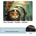 thumbnail image 2 of Cat Non-Slip Polyester Door Rugs, Kitchen Rug, Chair Mat - Machine Washable Area Floor Carpet, 2 of 6