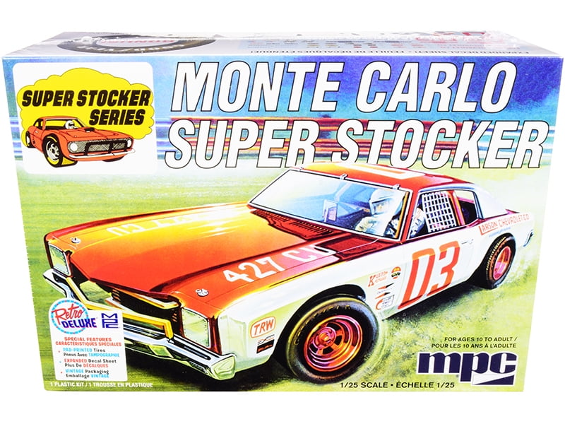 Skill 2 Model Kit 1971 Chevrolet Monte Carlo Super Stocker 1/25 Scale Model  by MPC