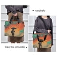 thumbnail image 6 of FORMRS 16" Laptop Bag Carrying Sleeve Case with Handle Travel Shoulder Briefcase, Astronaut in Rain, 6 of 8