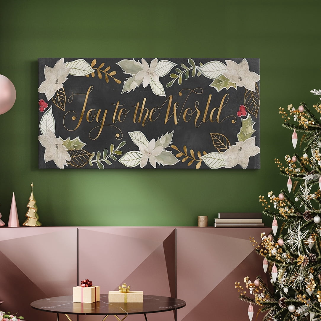 Gilded Christmas Collection D- Gallery Wrapped Canvas