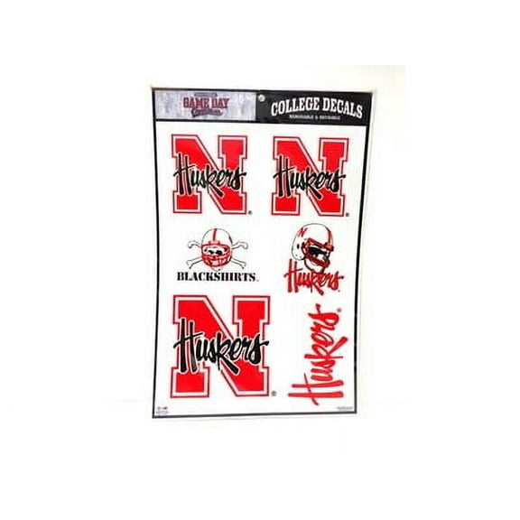 Nebraska College Decals