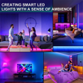 thumbnail image 5 of 5M LED Lights Strips with Bluetooth LED RGB Light Strip Flexible Light for Home Christmas Holiday,1 x light strip 1 x Bluetooth app controller,As Shown, 5 of 6