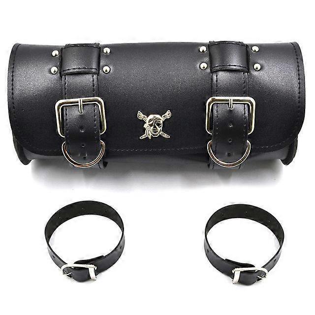 Bolsa para herramientas de motocicleta, bolsa para manillar con forma de barril, bolsa para horquilla delantera, alforja para Harley Chopper Bobber Cruiser Sportster XL 883 1200