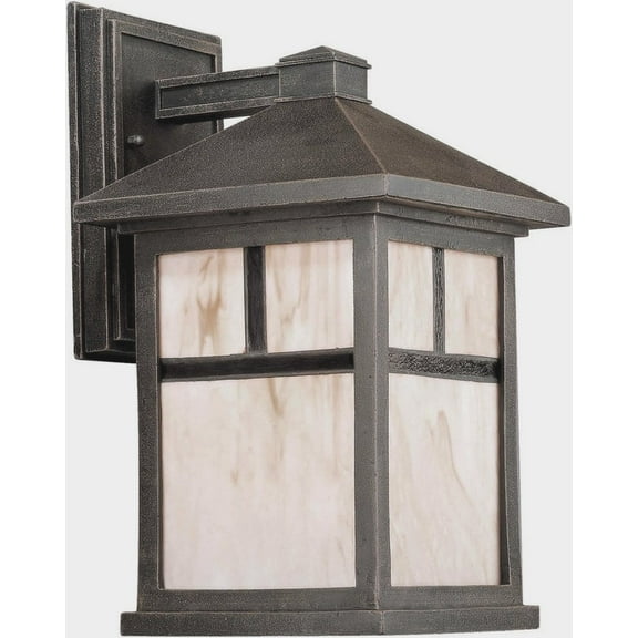 Forte Lighting 1873-01 Craftsman / Mission 1 Light Outdoor Wall Sconce From The Dark Sky