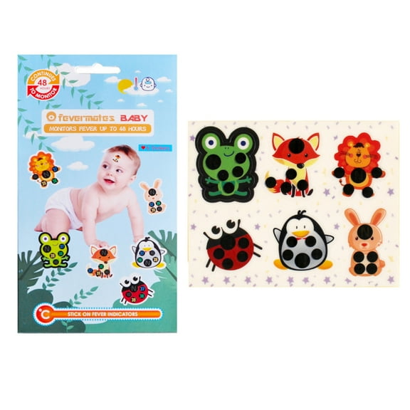 LIANGXR Stick-On Cartoon Forehead Stickers Temperature for Kids Baby Adults Home Supplies