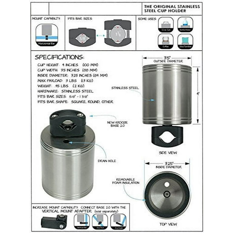 Kroozie 2.0 bicycle cup holder new arrivals