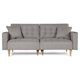 thumbnail image 3 of Sofá Cama Makora Maxim Gris Claro Lino 3 Posiciones con Soft Foam Reclinable, 3 of 9