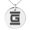 Silver, variant on Stainless Steel Letter G Initial Empire Monogram Engraved Small Medallion Circle Charm Pendant Necklace
