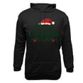 thumbnail image 4 of qelini Christmas Hoodies for Men Long Sleeve Pullover Merry Christmas Print Drawstring Hooded Sweatshirts Casual Tops, 4 of 5