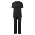 thumbnail image 5 of CareWardrobe Womens Scrubs Set Comfort Fit V-Neck Tunic Tops and Elastic Waist Joggers with Pockets Easy Care Uniforms, 5 of 7