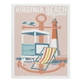 thumbnail image 2 of Virginia Beach, Virginia, Letterpress Anchor (1000 Piece Puzzle, Size 19x27, Challenging Jigsaw Puzzle for Adults and Family, Made in USA), 2 of 4