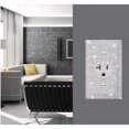 thumbnail image 4 of Shiny Silver Rhinestones Wall Plates Light Switch Decorative Cover Plate Single Toggle Ethernet Wall Outlet Electrical Outlet, 4 of 5