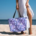 thumbnail image 5 of Rocae flower crystal Skull for Large Women's Waterproof Beach Bag Tote with 7 Pockets Pool Bag for Travel Gym Vacation, 5 of 6