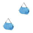 thumbnail image 3 of Decodeary Sac de Courses Imperméable pour Jours de Pluie avec Confiance Sac de Courses Réutilisable pour Voyage Sac de Plage Chiot Bleu 2Ensemble, 3 of 6