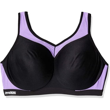 Adviicd High Impact Sports Bras For Women Women's Minimizer Full Coverage Bra Underwire Unlined Plus Size Bra Non Padded Lace Bra Dark Purple 46