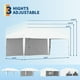 thumbnail image 3 of Garvee carpa plegable instantánea 10 x 20 pies con 2 paredes laterales removibles, altura ajustable y bolsa con ruedas para eventos, mercado y fiestas, 3 of 7