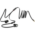 thumbnail image 3 of iCellCover Flat-30 Tangle Free Flat Wire 3.5-millimeter Black Earphones with Microphone, 3 of 3