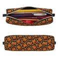 thumbnail image 2 of Balery Quirky Corn Pumpkin Estuche de Lápices de Cuero Impreso, Estuche para Suministros de Arte, Estuche de Lápices con Cremallera, Estuche de Almacenamiento de Papelería, 2 of 7
