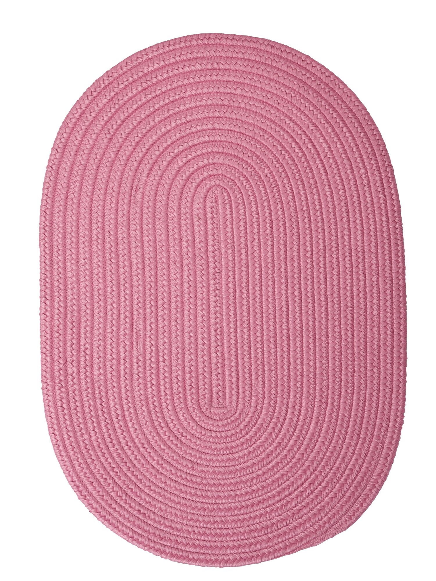 5' x 7 Pink Modern Casual Braided Rug - Walmart.com - Walmart.com