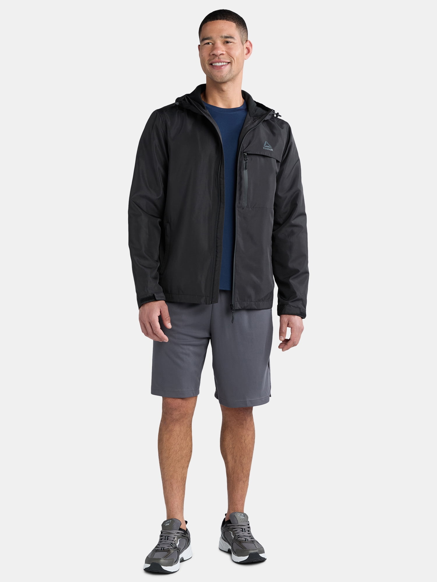 Reebok Men's and Big Men's Windbreaker Jacket, Sizes S-3XL