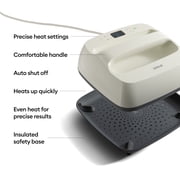 Cricut EasyPress® SE – 9 in x 9 in , Taupe + Cricut EasyPress Mat, 12 in x 12 in