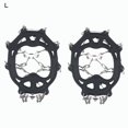 thumbnail image 2 of Crampón, Cubierta Antideslizante Para Zapatos, Tachuelas Portátiles Para Zapatos De Escalada, Pinza Para Hielo, Zapatos Antideslizantes Para Nieve, Accesorios Para Exteriores 2 Uds.19 Dientes, Yuarrent OD009285-00, 2 of 2
