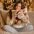thumbnail image 3 of Christmas Indoor Decorations 2026 4 Pack Christmas Decorative Throw Pillow Covers Stereo Embossed Holiday Cushion Slipcovers Pillow Cases With Hidden Zipper For Sofa Couch, 3 of 3