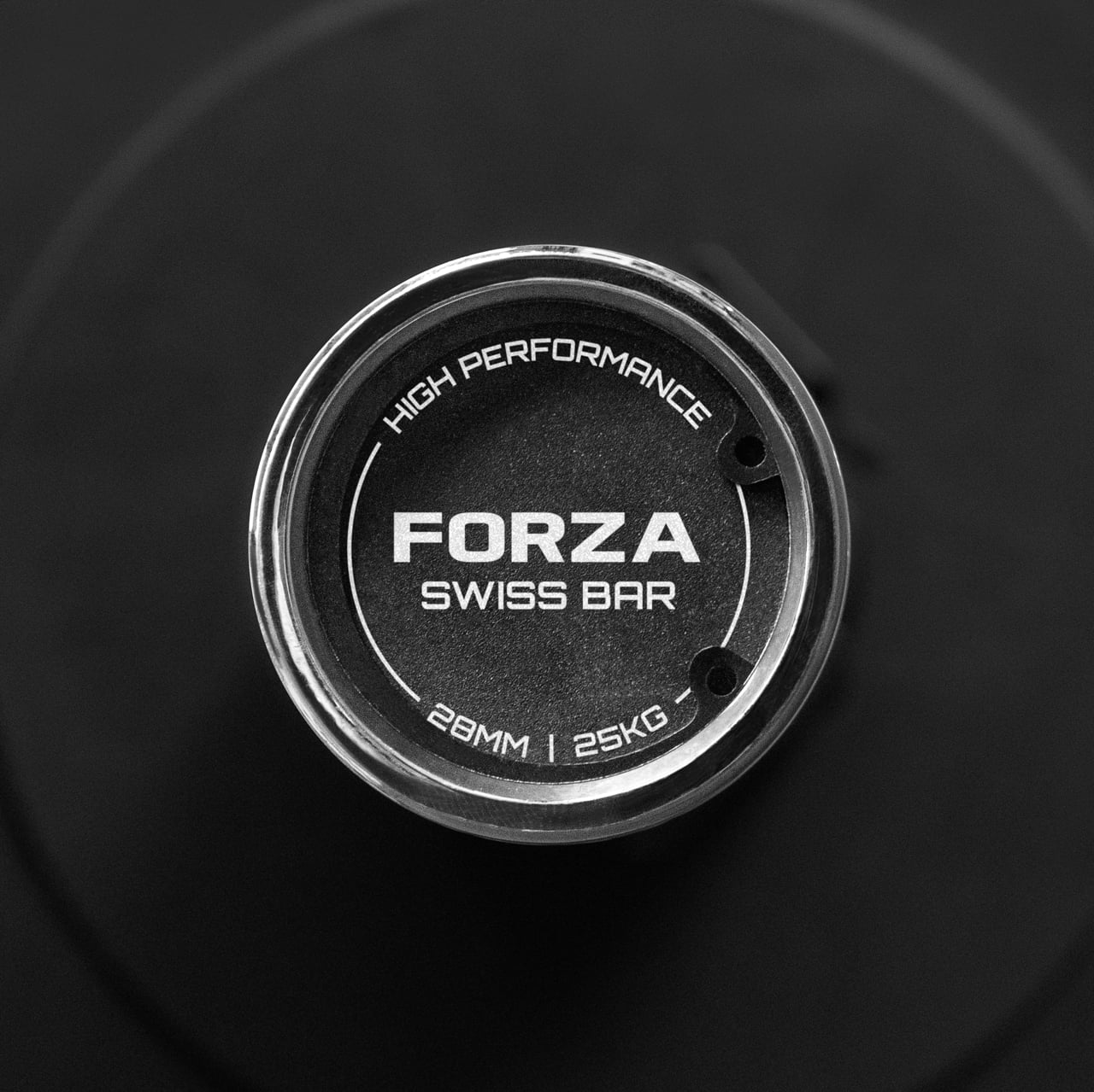 FORZA Olympic Swiss Bar [55lb] | Multi-Grip Barbell for Strength Training - Ideal for Home & Commercial Gyms
