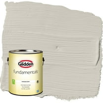 Glidden Fundamentals Whiskers / Gray Flat Interior Paint, 1 Gallon