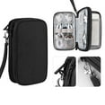 thumbnail image 3 of Ikohbadg Electronic Organizer Bag, Universal Carrying Organizer Case Bag, Cable Bag with Inner Compartments Mesh Pockets, Storage Bag for Small Electronics and Accessories, Waterproof, Black, 3 of 6