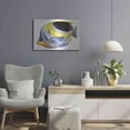 thumbnail image 6 of Luxe Metal Art 'Fish 5 Blue Yellow' by Olga and Alexey Drozdov, Metal Wall Art, 24"x16", 6 of 7