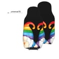 thumbnail image 6 of Sikiie Happy Pride Gnome Car Seat Protector 2 Pack Car Seat Cushion Mat, Car Seat Covers for SUV, Truck, Van, 6 of 7
