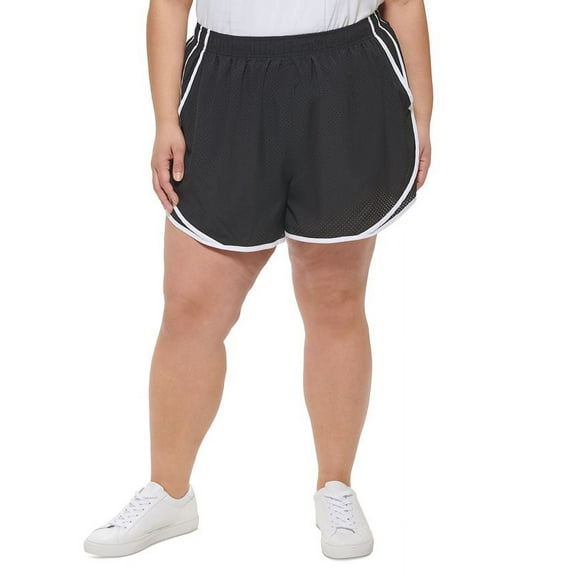 Calvin Klein Women's Performance Plus Running Shorts Black Size 3X