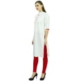 thumbnail image 1 of Phagun Kurti Uni en Coton Tunique de Designer Col Mandarin Kurta Ethnique Décontractée Blouse, 1 of 1