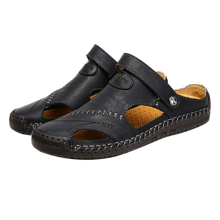 Zpanxa Sandals Men Summer Men's Sandals Men's Trendy Leather