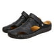 thumbnail image 5 of Sandalias de verano para hombre, zapatos de playa de cuero a la moda para hombre, zapatos de costura Wmkox8yii  123q514, 5 of 9