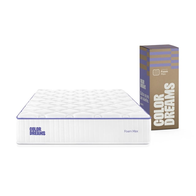 Colchón Matrimonial Color Dreams Max Foam | 28 cm | Firmeza media | Caja | Certificado