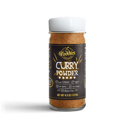Foddies Curry Powder Low FODMAP Gluten-Free No Onion No Garlic Vegan Plant Based IBS Friendly