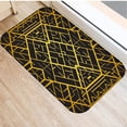 thumbnail image 5 of Geometric Printed Indoor Doormat Nordic Modern Black White Golden Floor Mat Kitchen Bathroom Door Mat Table Anti-slip Mat Rugs, 5 of 6