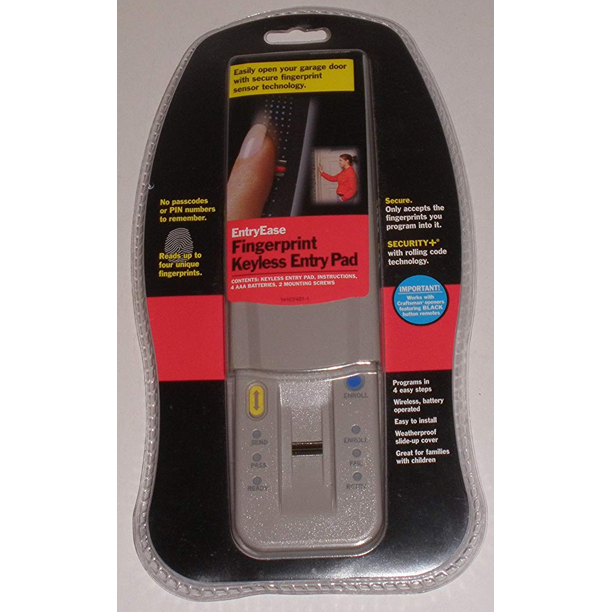 Craftsman EntryEase Garage Fingerprint Keyless Entry Pad for PURPLE