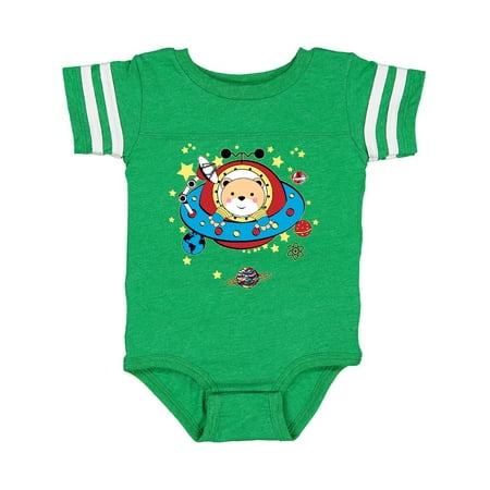 

Inktastic UFO Space Bear Gift Baby Boy or Baby Girl Bodysuit