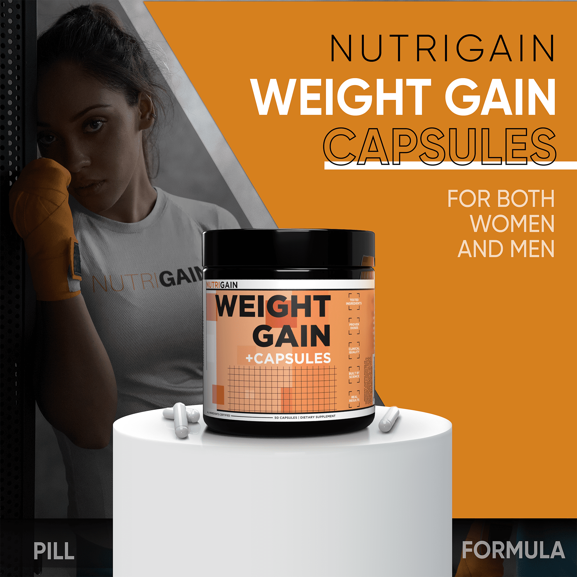 Buy Nutrigain Weight Gain Capsules Designed for Quick and Efficient